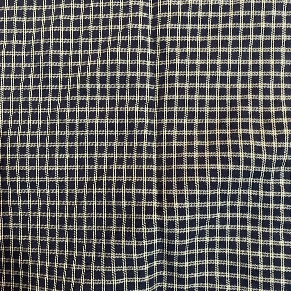 The North Face Button Up Shirt Men XL Blue Grid Hiking Utility Hiking‎ Outdoor